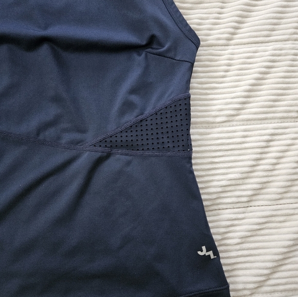 Joy Lab Blue and Black Athletic Tank Top Size XS - Picture 3 of 5